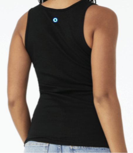 Blue Eye Vibes - Women's Baby Rib Tanktop