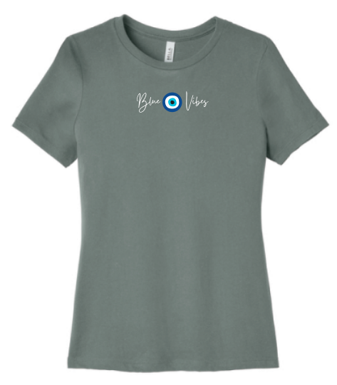 Blue Eye Vibes - Relaxed Jersey Short Sleeve T-Shirt